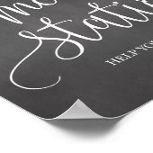 S'more Station Gevor Party Signage 8x10 Poster (Ecke)