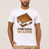S'more To Liebe Chocolate Campfire Camp S'mores T- T-Shirt (Vorderseite)
