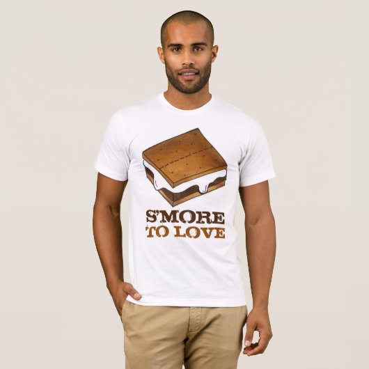 S'more To Liebe Chocolate Campfire Camp S'mores T- T-Shirt (Vorne ganz)
