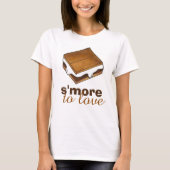 S'more To Liebe Chocolate Campfire Camp S'mores T- T-Shirt (Vorderseite)