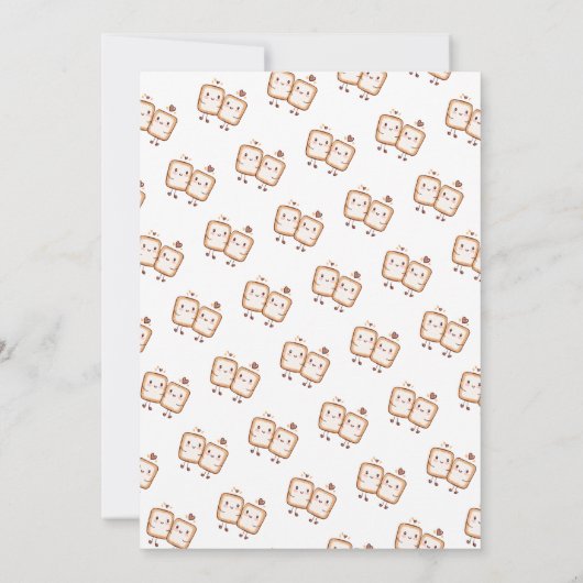 S'more to Liebe Kawaii Campfire Baby Shower Einladung (Rückseite)