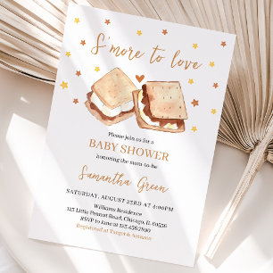 S'more to Love Baby Shower Einladung