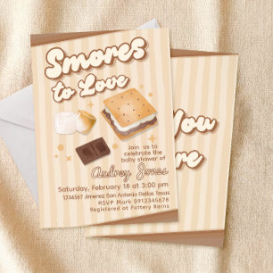 S'more to Love Baby Shower Einladung