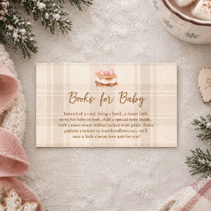 S'more to Love Cozy Rustic Bücher Für Baby Shower Mitteilungskarte