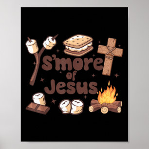 Smore von Jesus Christlicher Camper Camping Liebha Poster