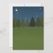 S'mores Backyard Camping Bonfire Birthday  Einladung (Rückseite)