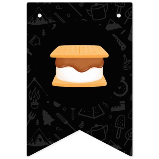 S'mores Bar Bunt Wimpelkette (Erste Fahne)