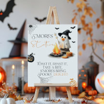 Smores Bar Little Boo Baby Dusche Halloween
