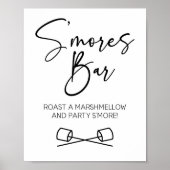 S'Mores Bar Marshmallow Lasst uns Party's mehr Zei Poster (Vorne)