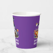 Smores Boos Crew Ghost Camping Halloween Lila Pappbecher (Links)
