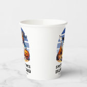 Smores Boos Spooky Crew Camping Ghost Halloween Pappbecher (Links)