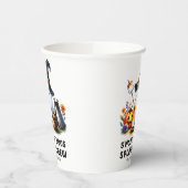 Smores Boos Spooky Crew Ghost Camping Halloween Pappbecher (Links)