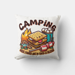 S'mores-Camp Kissen