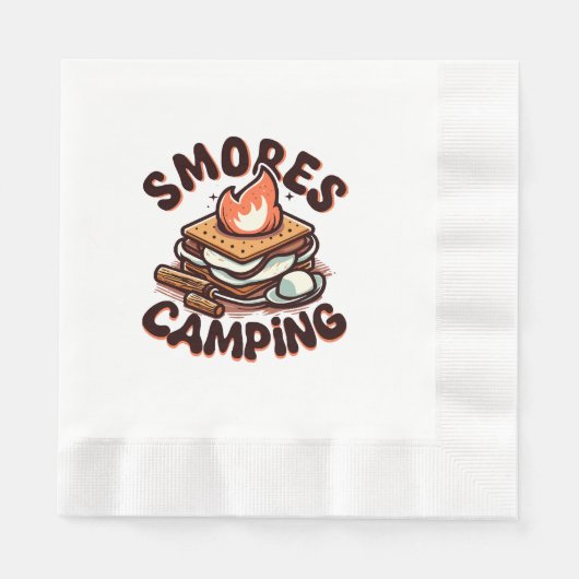 S'mores-Camp Serviette (Vorderseite)
