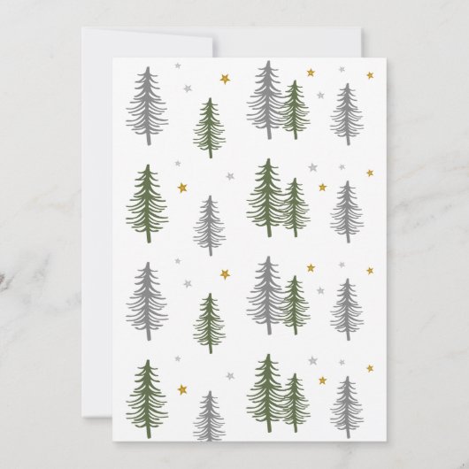 S'mores Campfire Bonfire Greenery Baby Dusche Einladung (Rückseite)