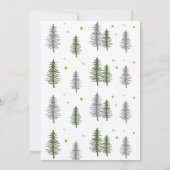 S'mores Campfire Bonfire Greenery Baby Dusche Einladung (Rückseite)