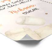 S'mores Campfire - Meilenstein-Zeichen Poster (Ecke)