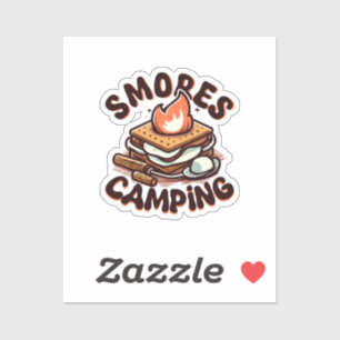 S'mores-Camping Aufkleber