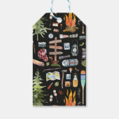 S'mores Camping Campfire Grüne Danke, dass ihr Ges Geschenkanhänger (Rückseite)