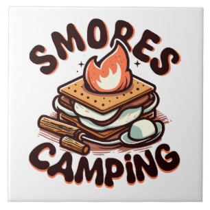 S'mores-Camping Fliese