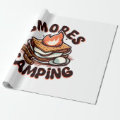 S'mores-Camping Geschenkpapier (Ungerollt)
