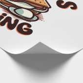 S'mores-Camping Geschenkpapier (Ecke)