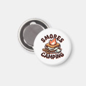 S'mores-Camping Magnet (Vorderseite/Rückseite)