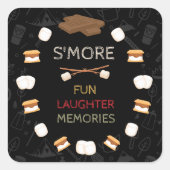 S'mores Camping Stickers (Vorderseite)