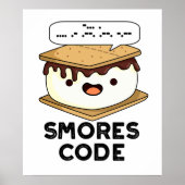 Smores Code Funny Food Puff Poster (Vorne)