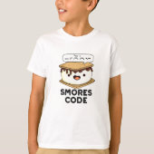 Smores Code Funny Food Puff T-Shirt (Vorderseite)