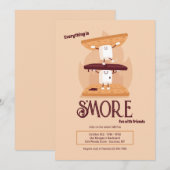 Smores-Einladung Einladung (Vorne/Hinten)