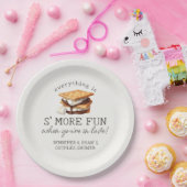 S'mores Fall Bonfire Außenpaare Dusche Pappteller (Party)