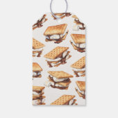 S'mores Fall Bonfire Outdoor Baby Dusche Gefallen Geschenkanhänger (Rückseite)