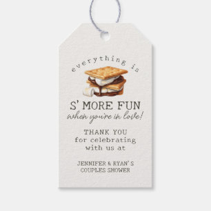 S'mores Fall Bonfire Outdoor Paare Dusche Gefallen Geschenkanhänger