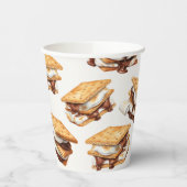 S'mores Fall Bonfire Outdoor Party Pappbecher (Links)