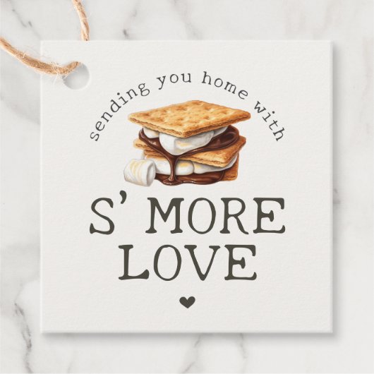 S'mores fallen Feuer-Außenfavoriten Geschenkanhänger (Vorderseite)