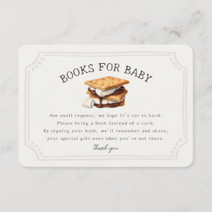 Smores Herbstlagerfeuer Outdoor Bücher für Baby Ei Begleitkarte