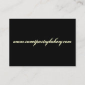 smores Kuchen-Visitenkarte Visitenkarte (Rückseite)