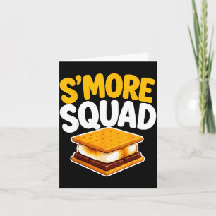 S'mores-Liebhaber Lagerfeuer Marshmallow  Karte