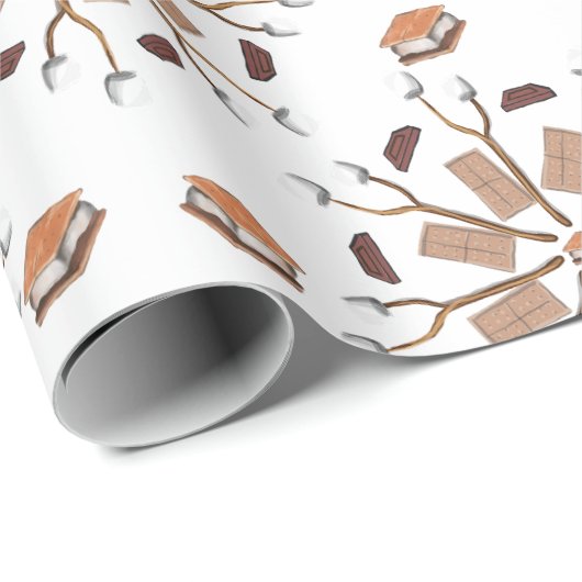 S'mores Mandala Pattern Geschenkpapier (Rolleneckpunkt)