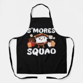 S'mores Marshmallows Funny Smores Squad Camping Ca Schürze (Vorderseite)