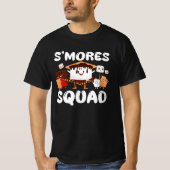 S'mores Marshmallows Funny Smores Squad Camping Ca T-Shirt (Vorderseite)