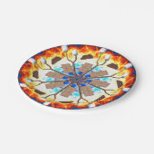 S'mores Marshmallows Roasting Pappteller (Schrägansicht)