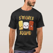 S'mores Marshmallows Smores Squad Camping Campfi T-Shirt (Vorderseite)