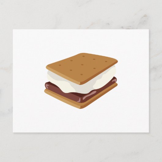 Smores Sandwich Postkarte (Vorderseite)
