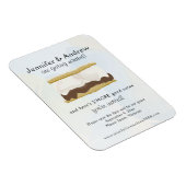S'mores Save the Date Magnet (Rechte Seite)