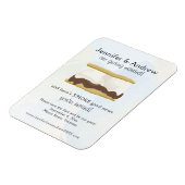 S'mores Save the Date Magnet (Linke Seite)