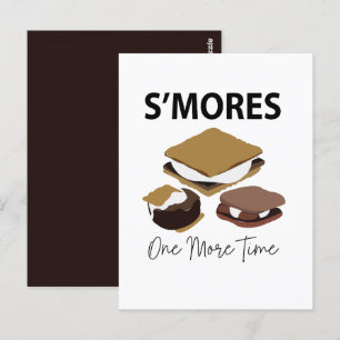 Smores S'mores Dessert Einmal mehr Smore Postkarte