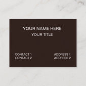 Smores S'mores Dessert noch einmal etwas langsamer Visitenkarte (Rückseite)