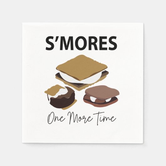 Smores S'mores Dessert noch einmal etwas mehr Part Serviette (Vorderseite)